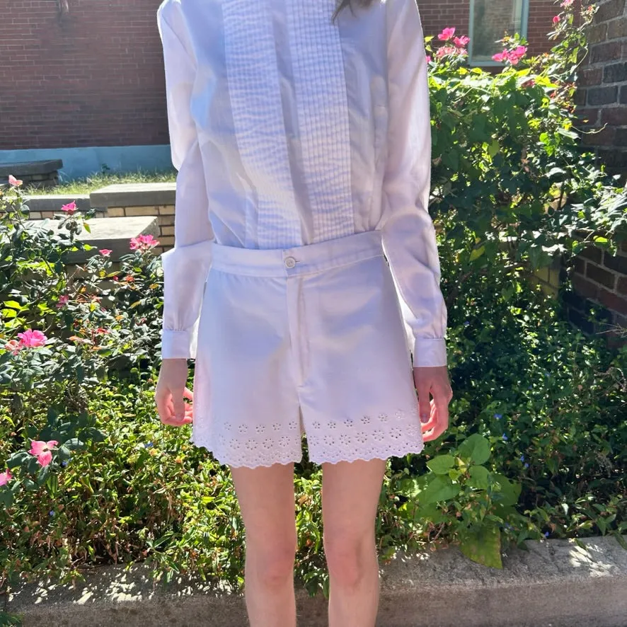1960s/70s Bobbi Ann of Boston eyelet shorts