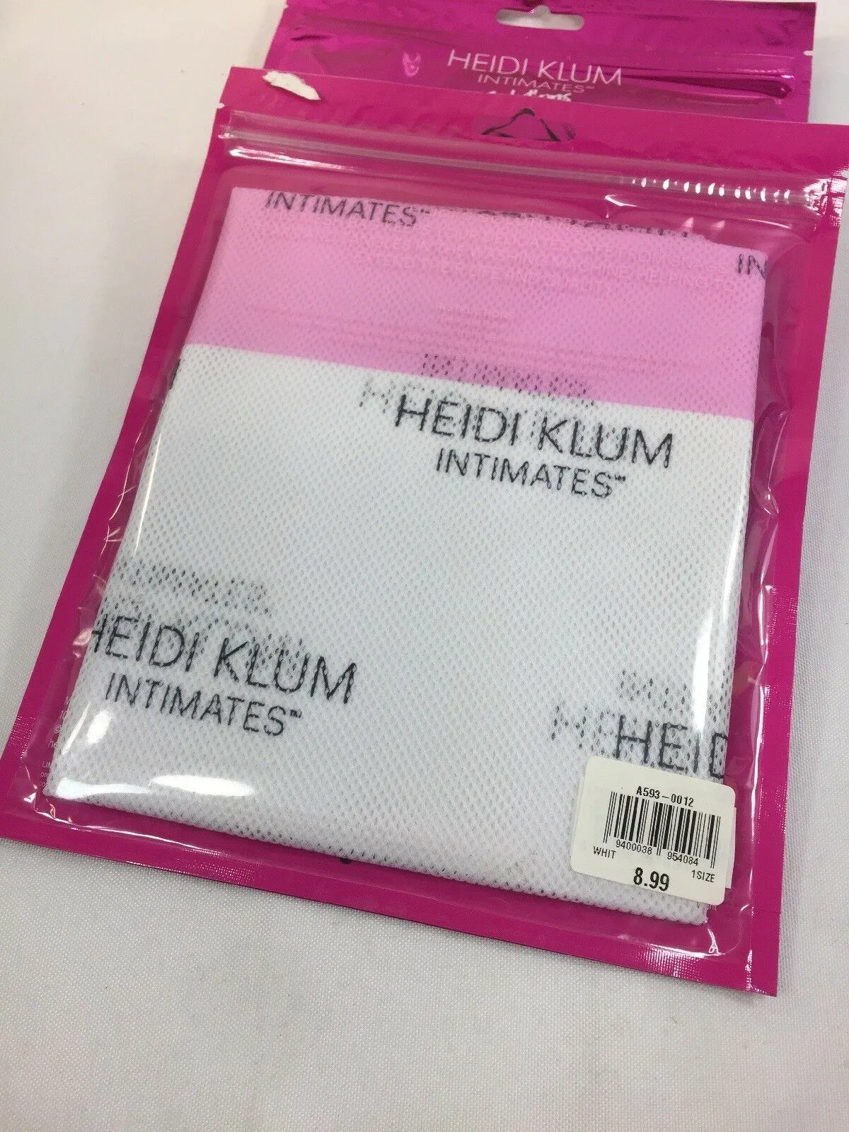 (2) Heidi Klum Lingerie Wash Bag Fine Mesh Delicate Care Bra Underwear