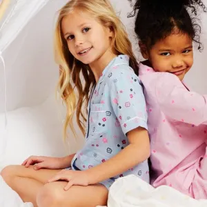 Aqua Floral Short PJ Set