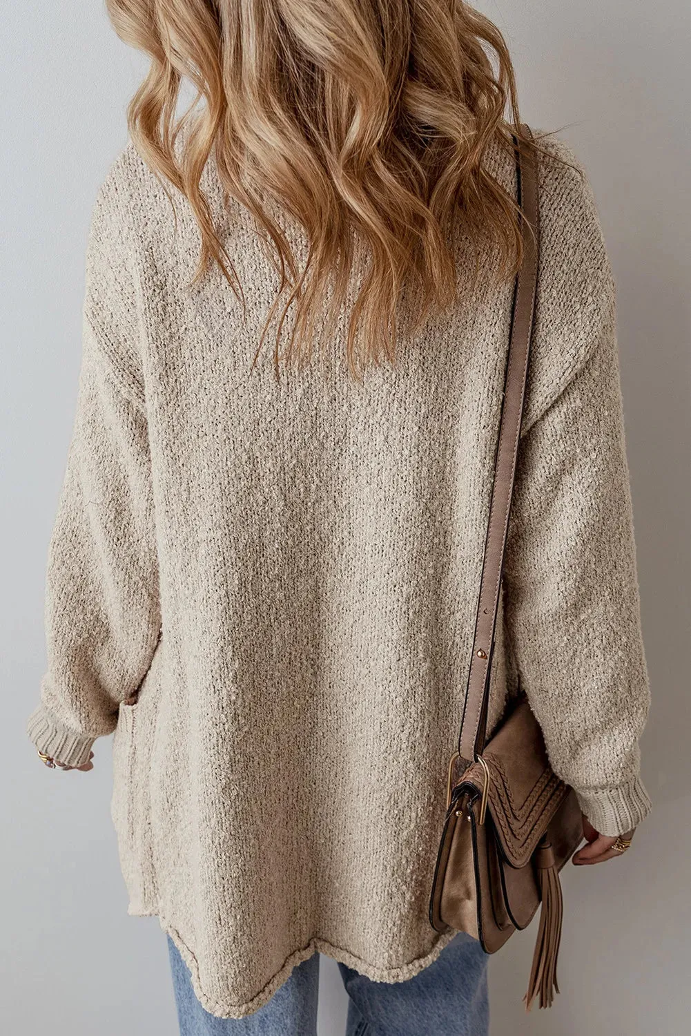 Ashlee Pocketed Button Up Long Sleeve Cardigan