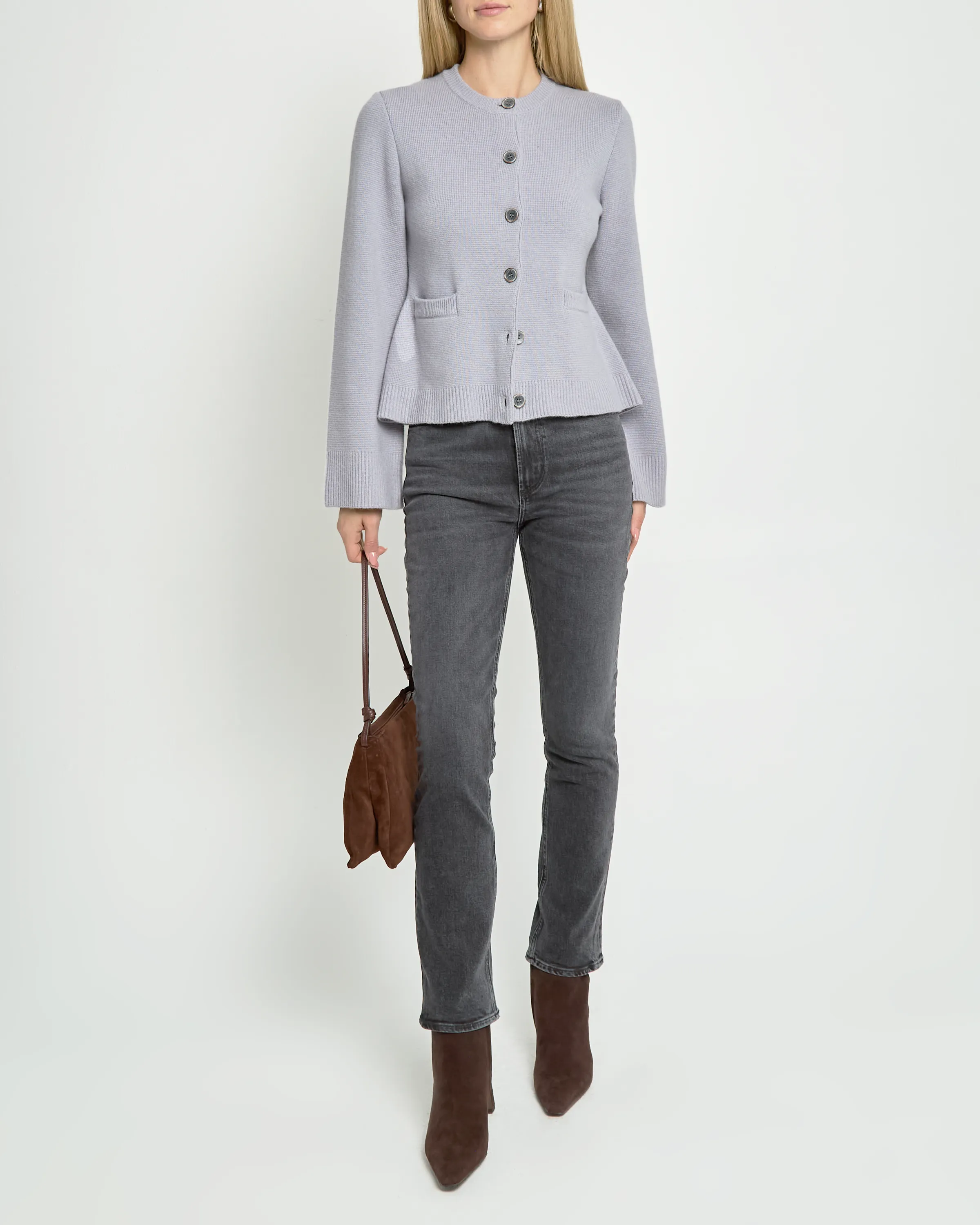 Averie Wool-Cashmere Cardigan