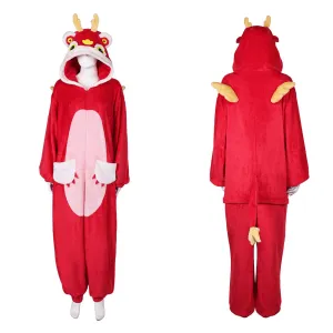 Baby Dragon Pajamas Cosplay Costume Outfits Halloween Carnival Suit