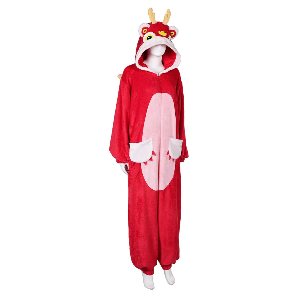 Baby Dragon Pajamas Cosplay Costume Outfits Halloween Carnival Suit