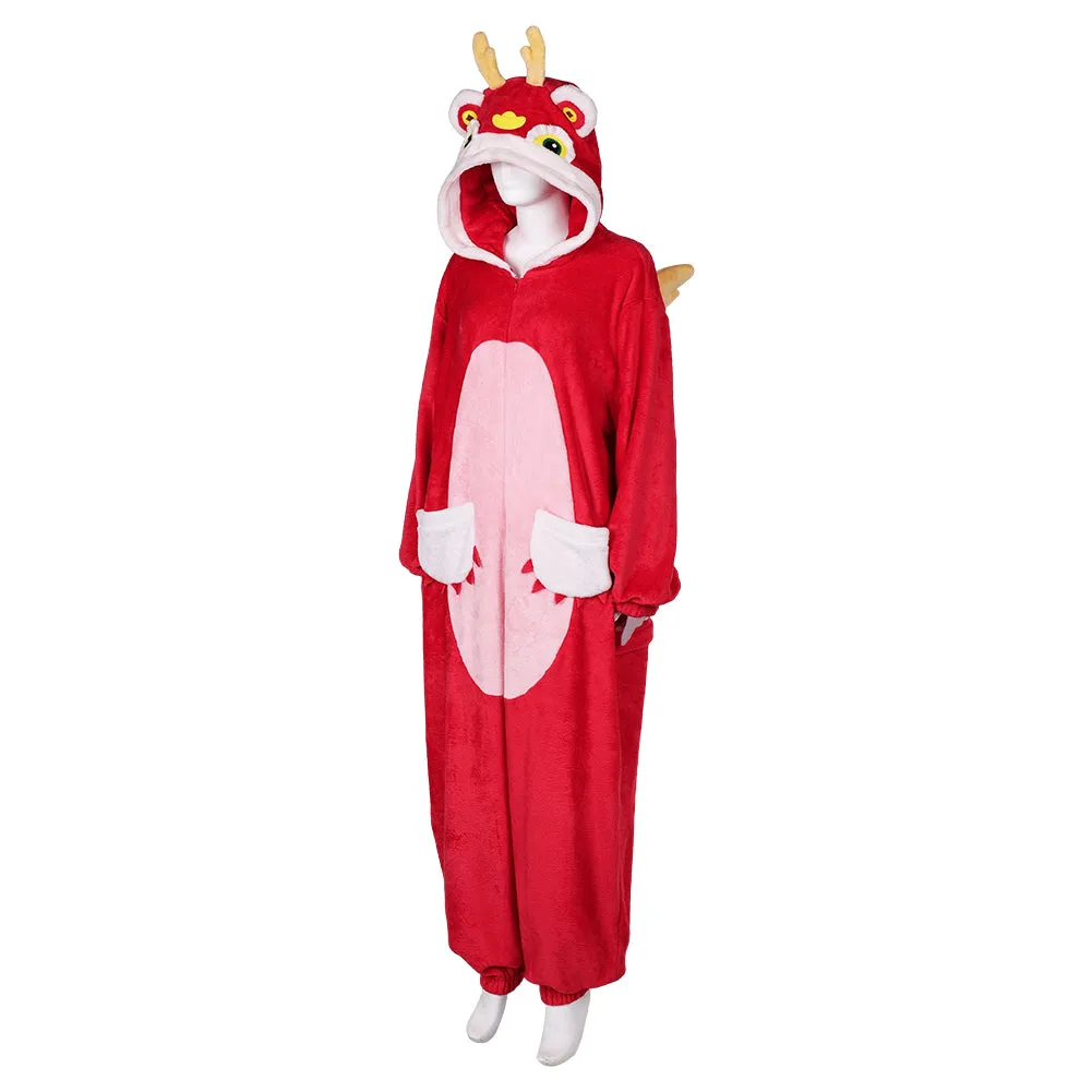 Baby Dragon Pajamas Cosplay Costume Outfits Halloween Carnival Suit