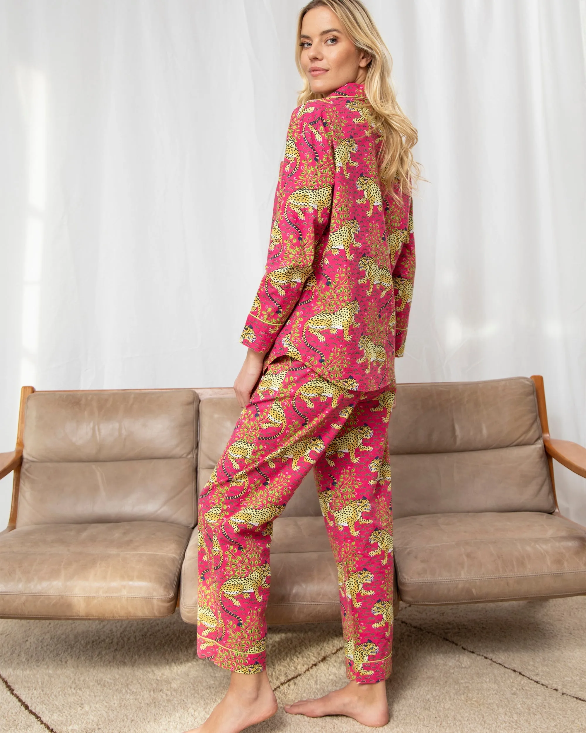 Bagheera - Tall Long PJ Set - Hot Pink