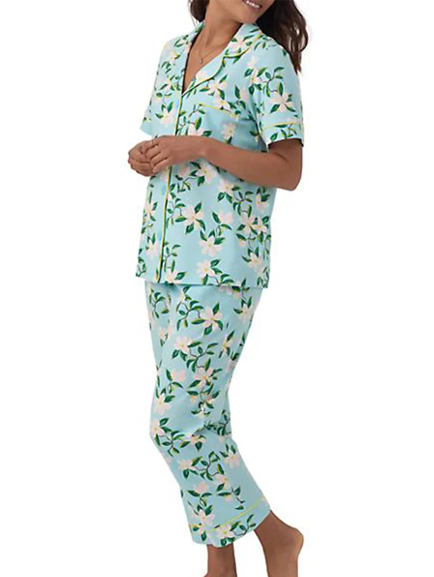 Bed Head Short Sleeve Classic Crop PJ Set