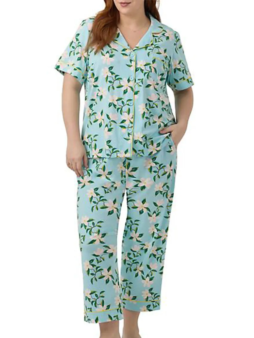 Bed Head Short Sleeve Classic Crop PJ Set