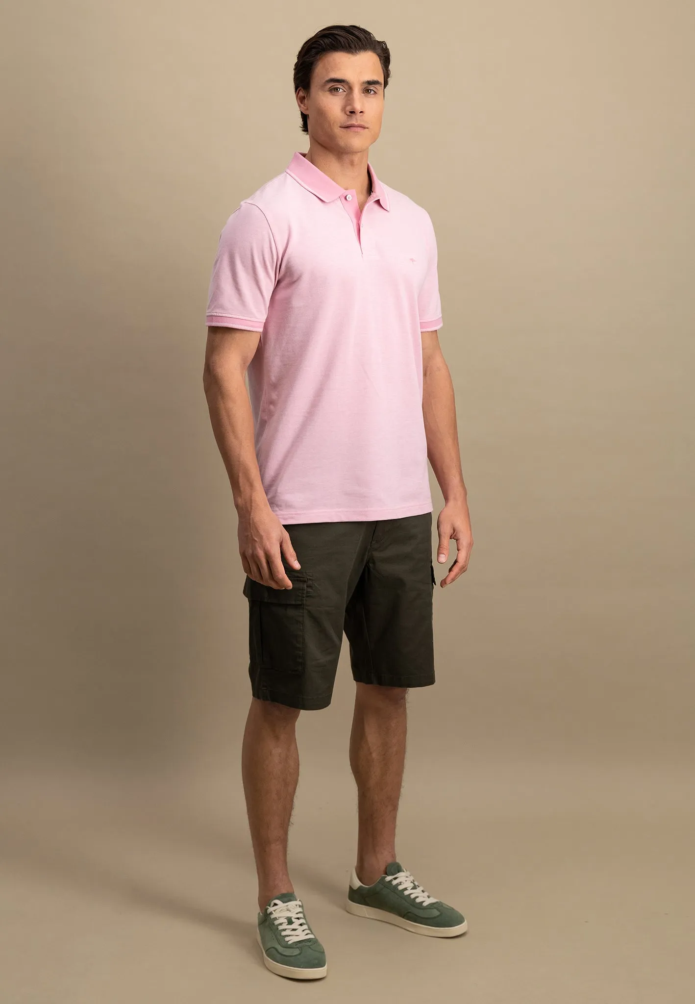 Bermuda Shorts aus Baumwollmix im Cargo-Optik