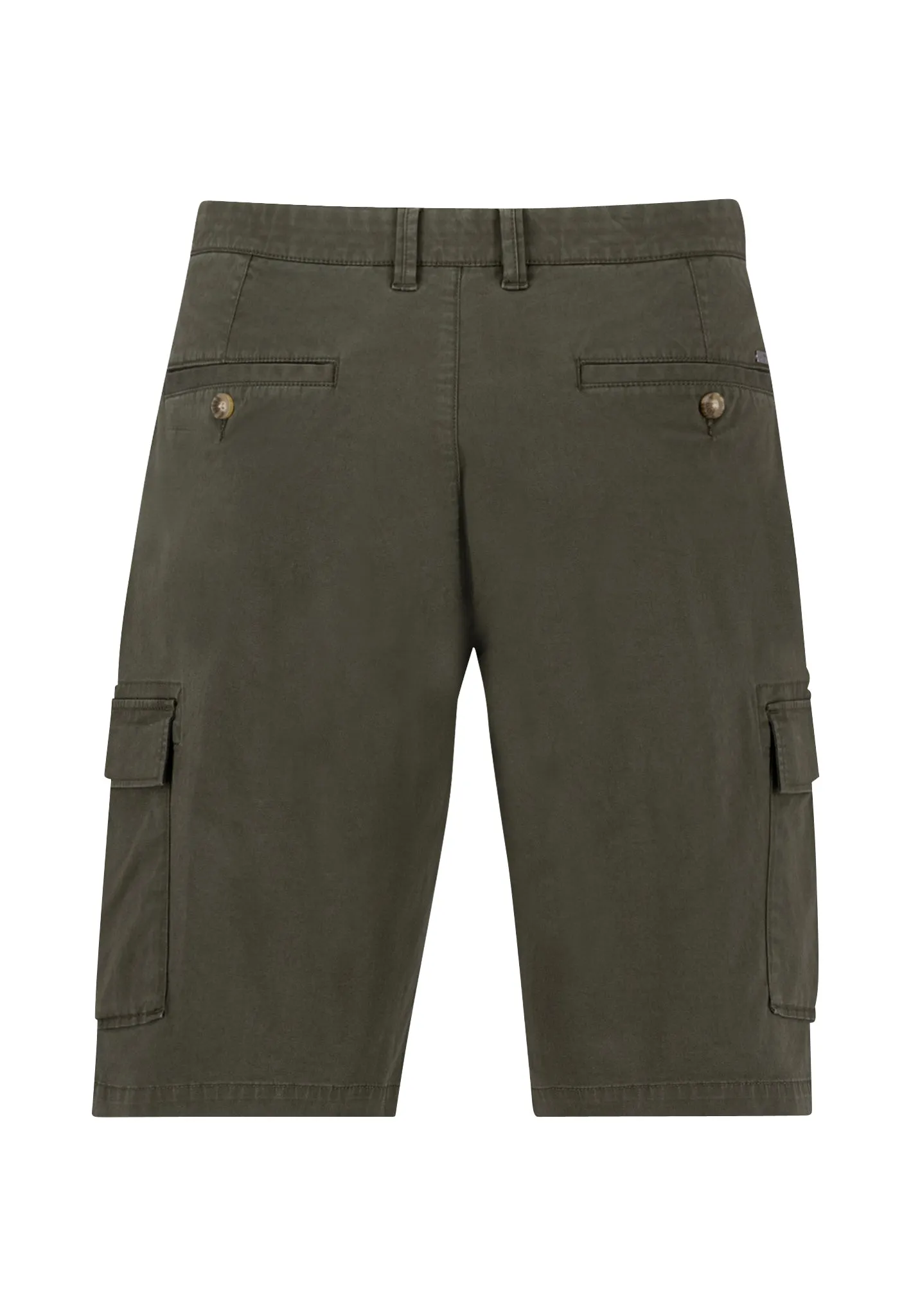 Bermuda Shorts aus Baumwollmix im Cargo-Optik