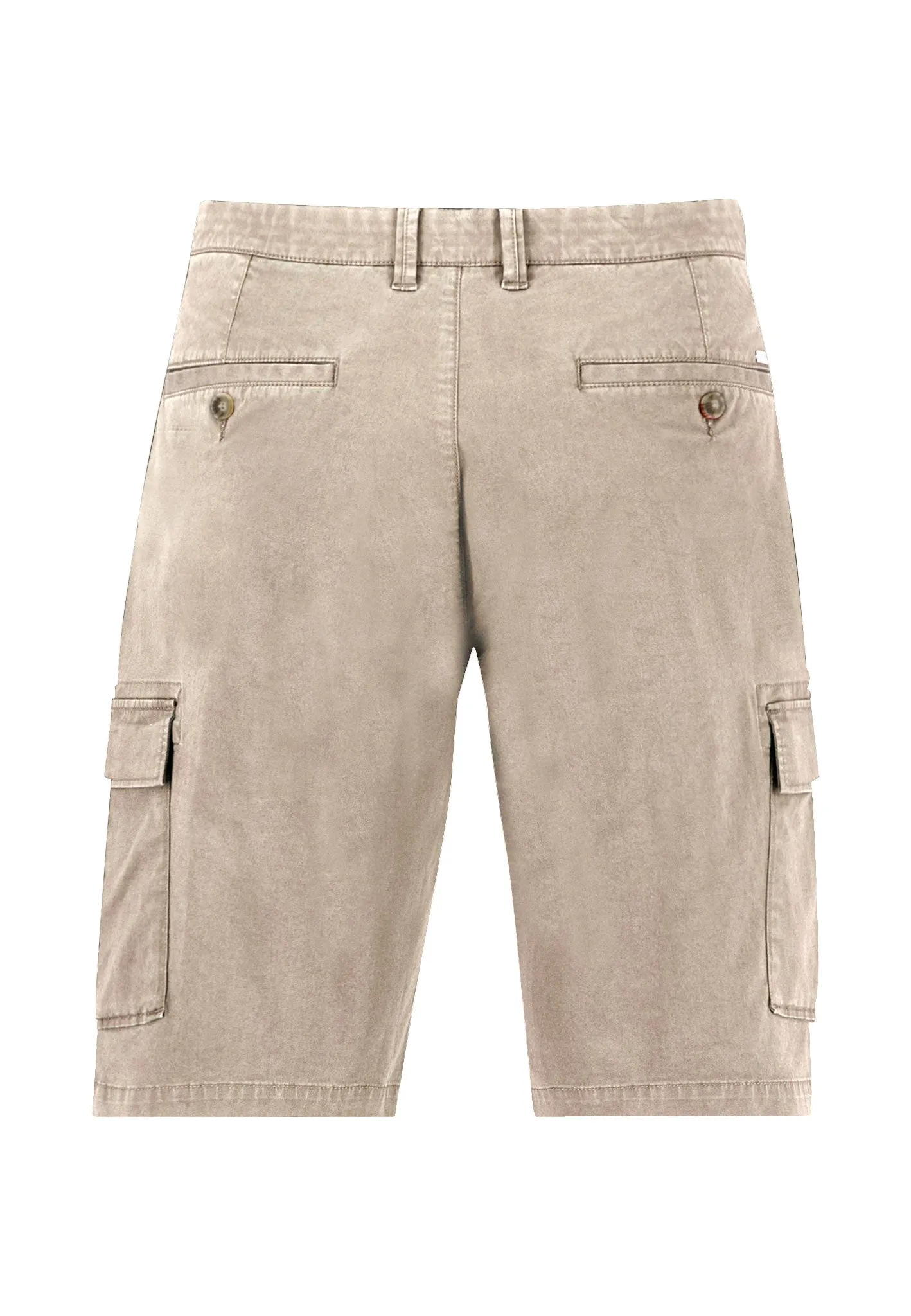 Bermuda Shorts aus Baumwollmix im Cargo-Optik