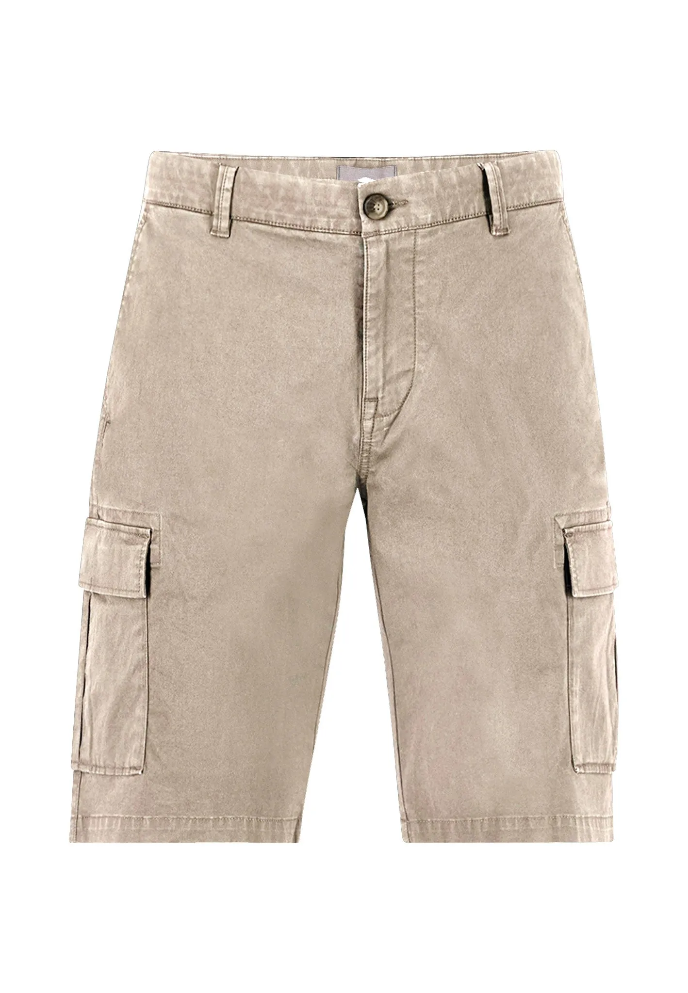 Bermuda Shorts aus Baumwollmix im Cargo-Optik
