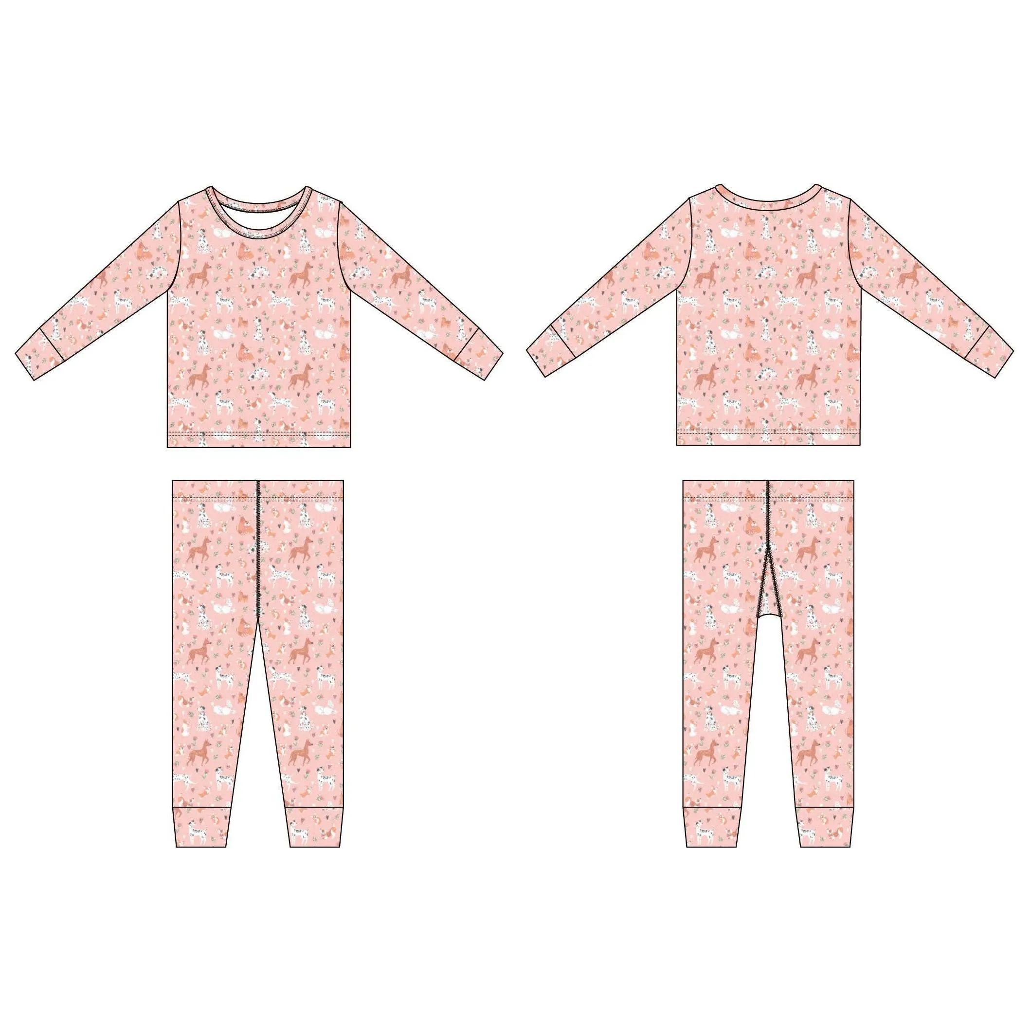 Big Kid Pajama - Puppy Love