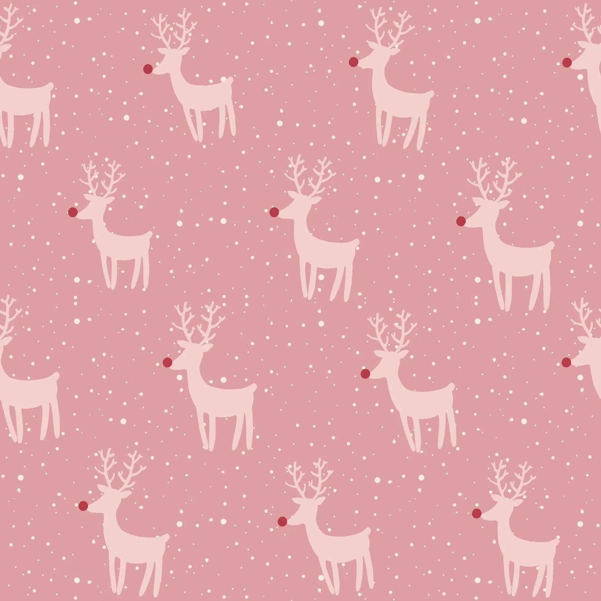 Big Kid Pajama - Rudolph Pink
