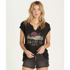 Billabong Buttoned Up Womens Denim Shorts - Black Pebble