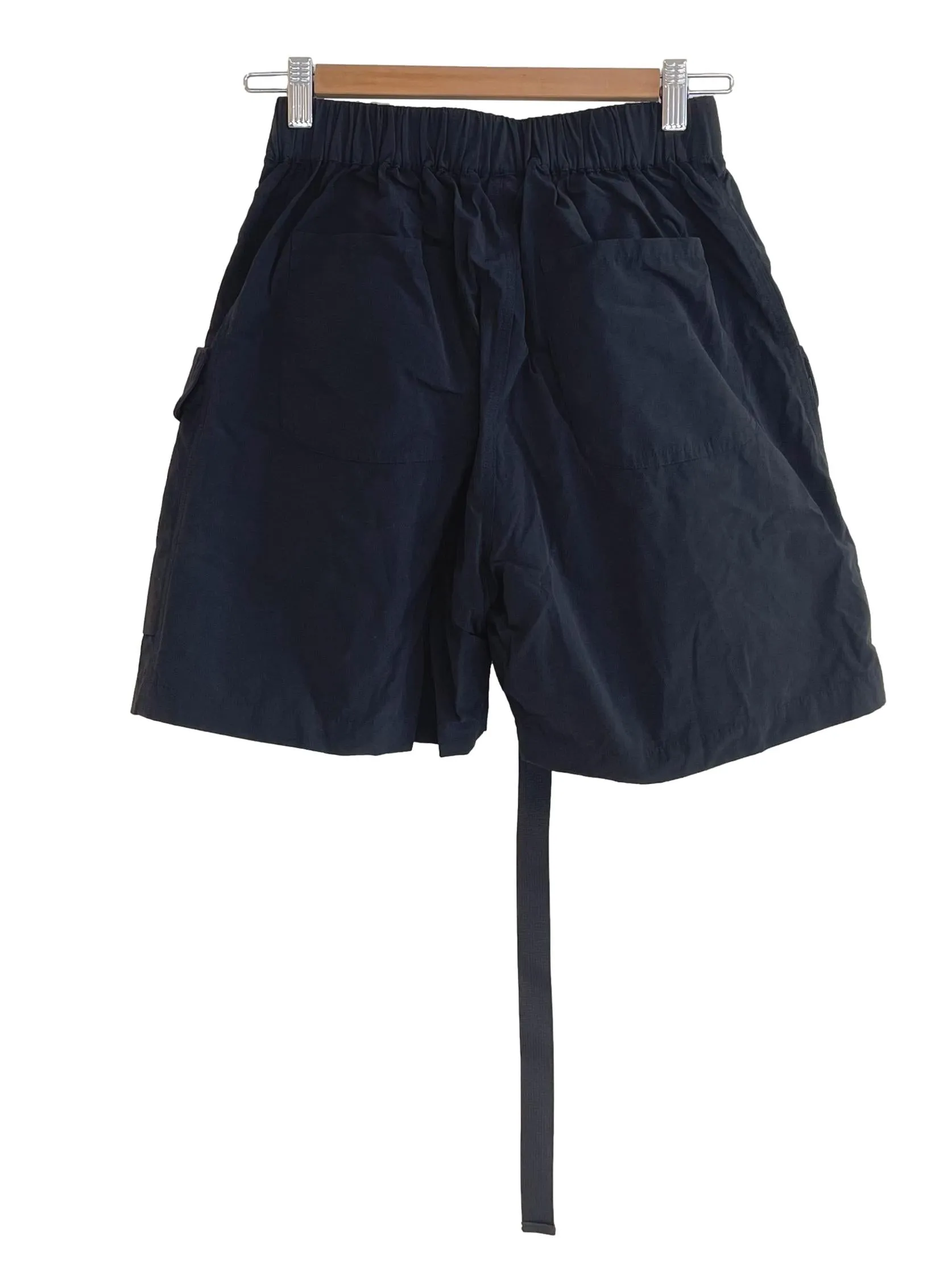 Black Cargo Short Pants