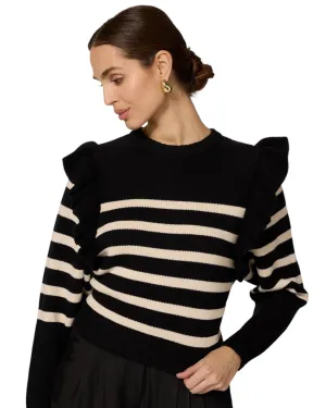 Blair Sweater | Black & Ivory