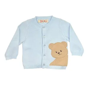 Blue Bear Cardigan Sweater
