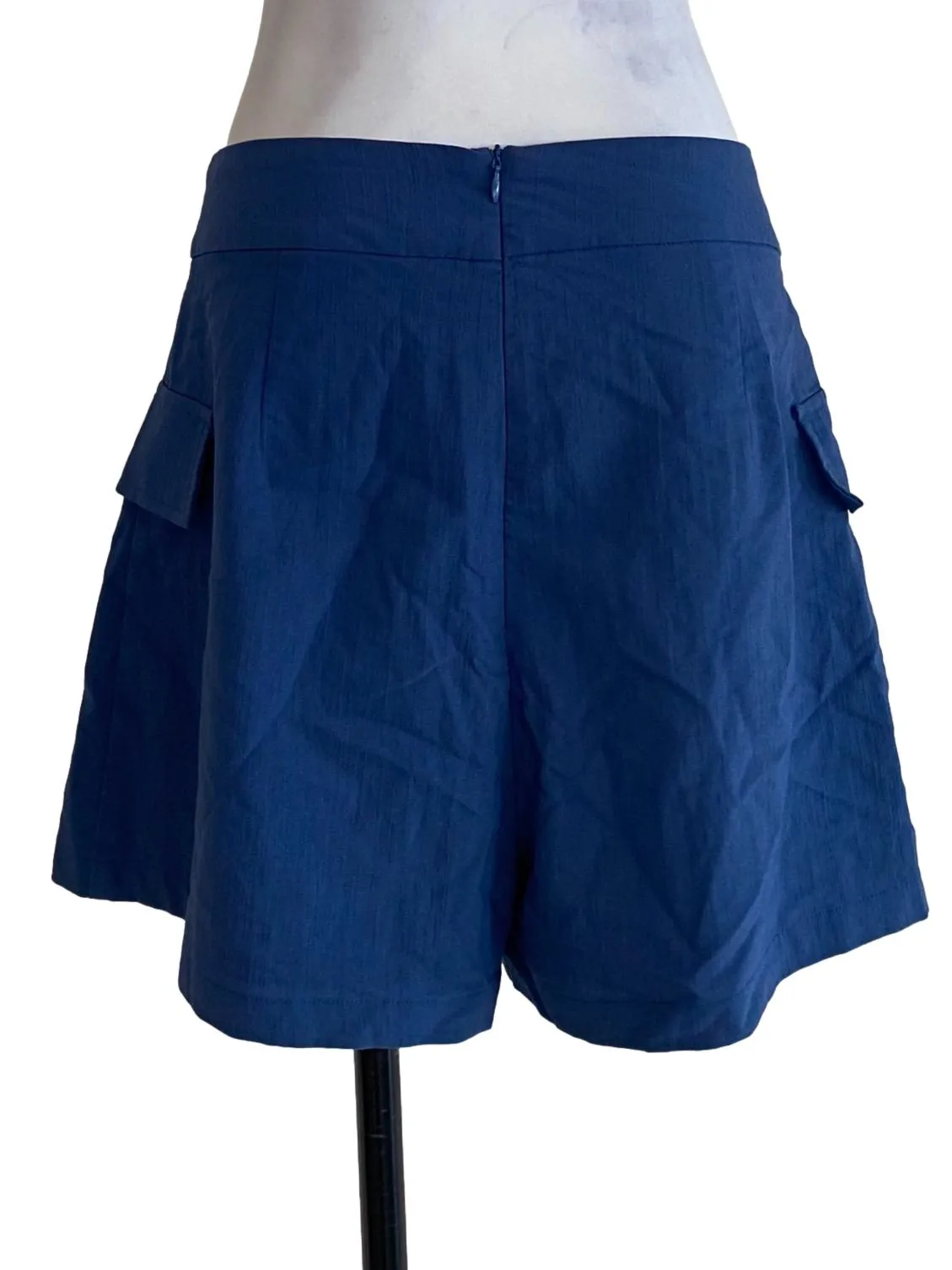 Blue Cargo Shorts