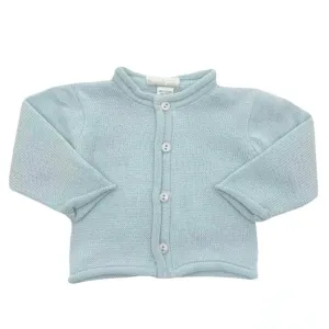 Blue Rollneck Cardigan