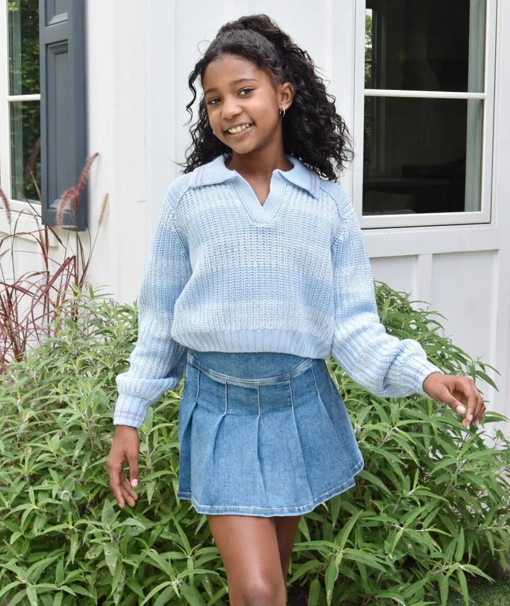 Blue Stripe Sweater