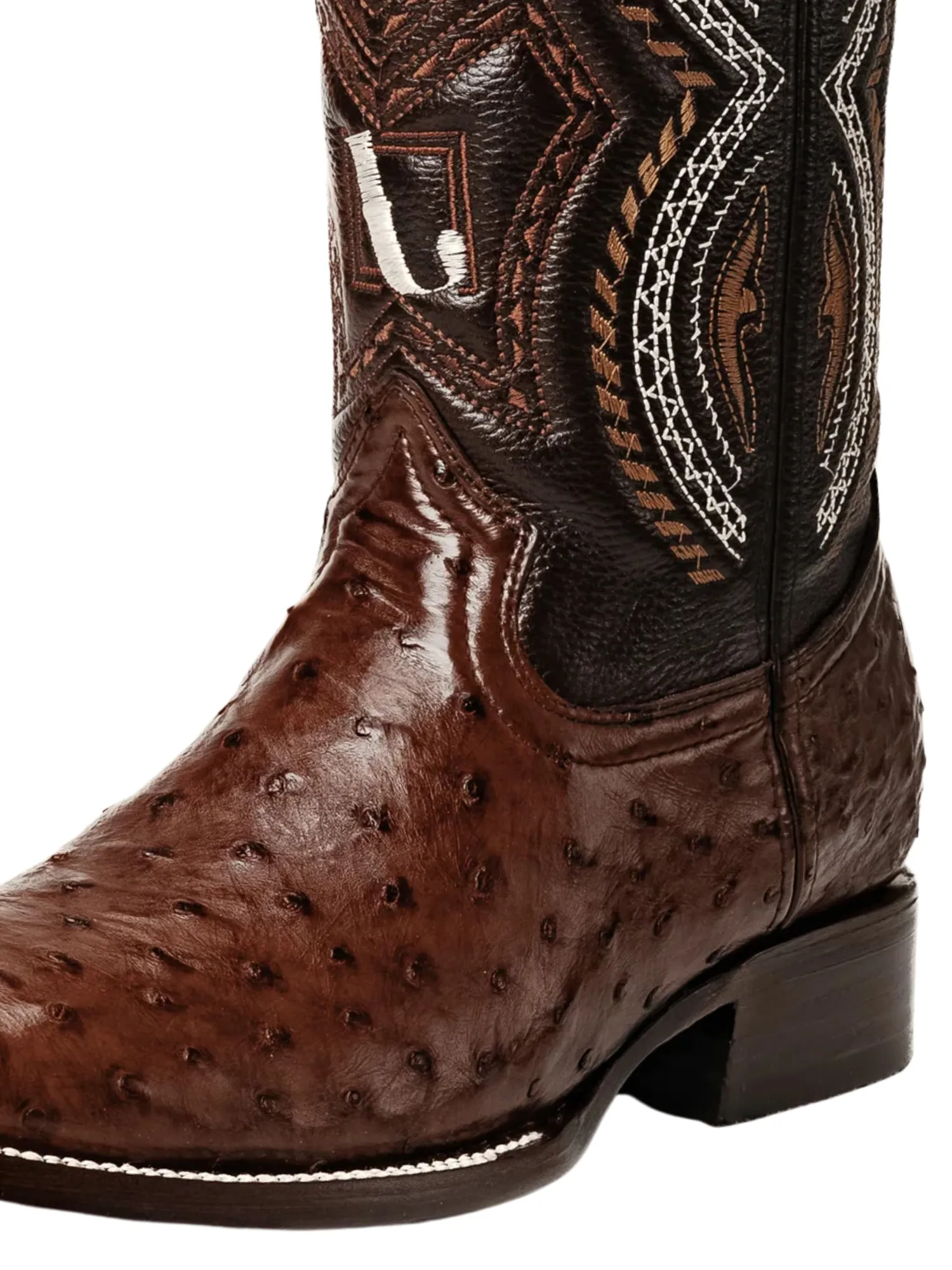 Botas Vaqueras Rodeo Exoticas de Avestruz Original para Hombre 'Joe Boots' - ID: 703CA
