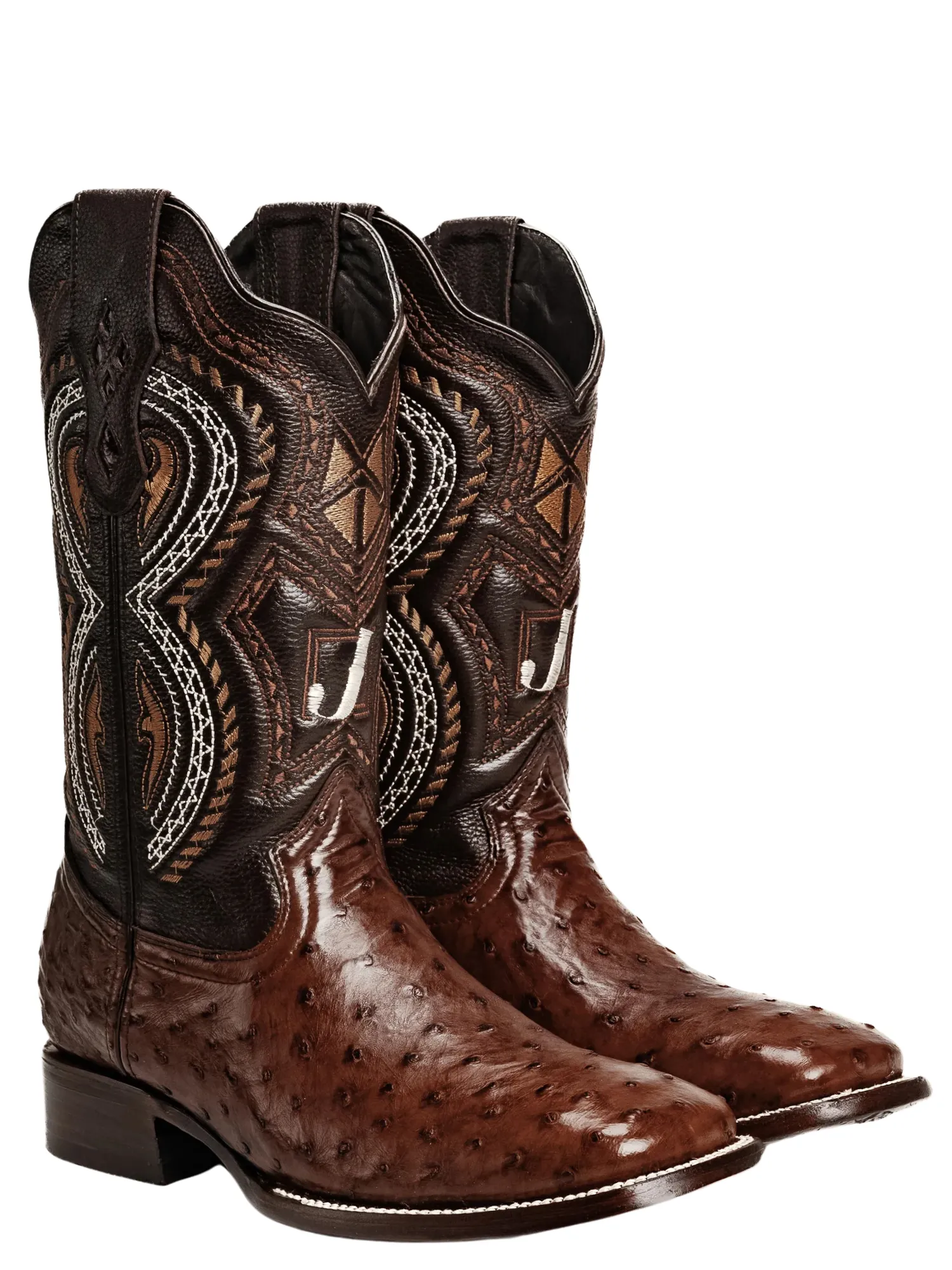 Botas Vaqueras Rodeo Exoticas de Avestruz Original para Hombre 'Joe Boots' - ID: 703CA