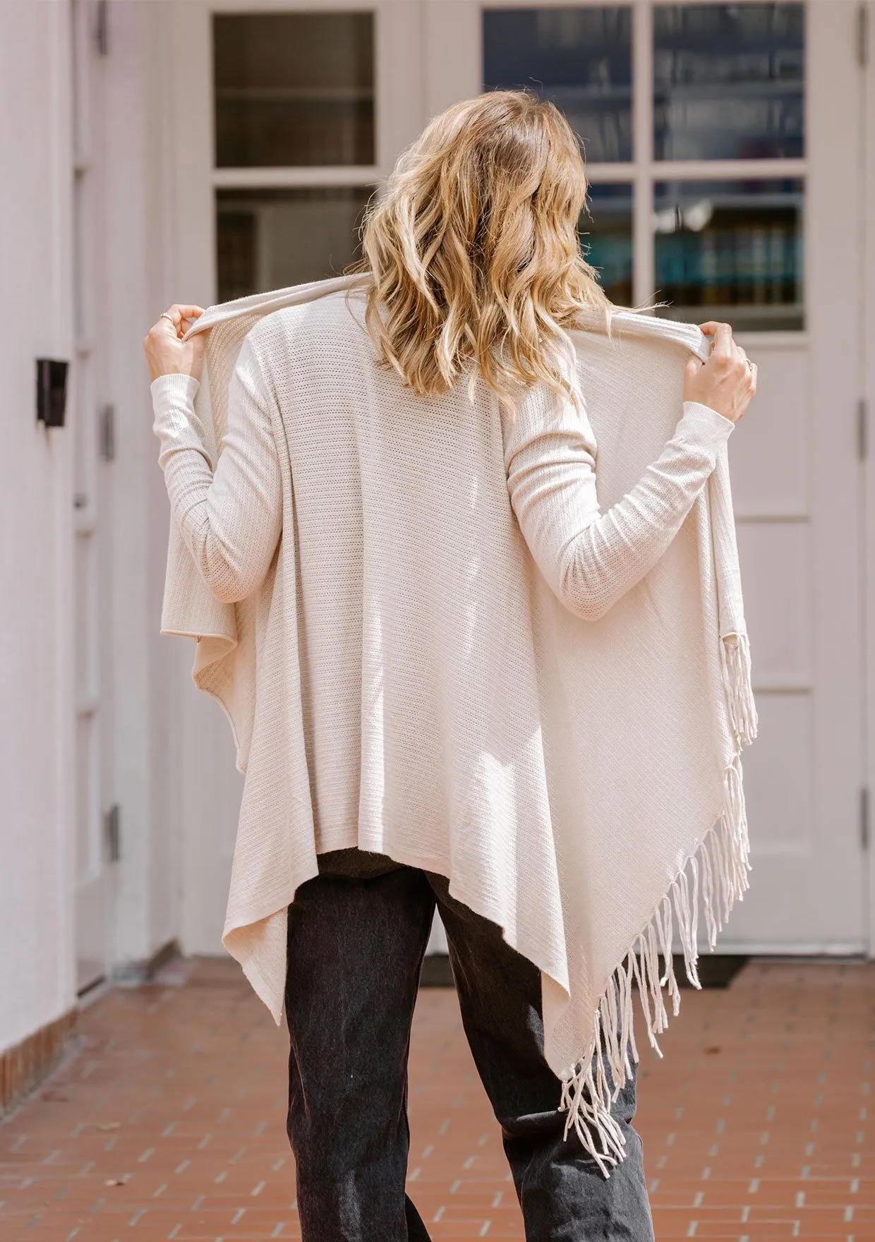 Carys Pointelle Knit Sweater