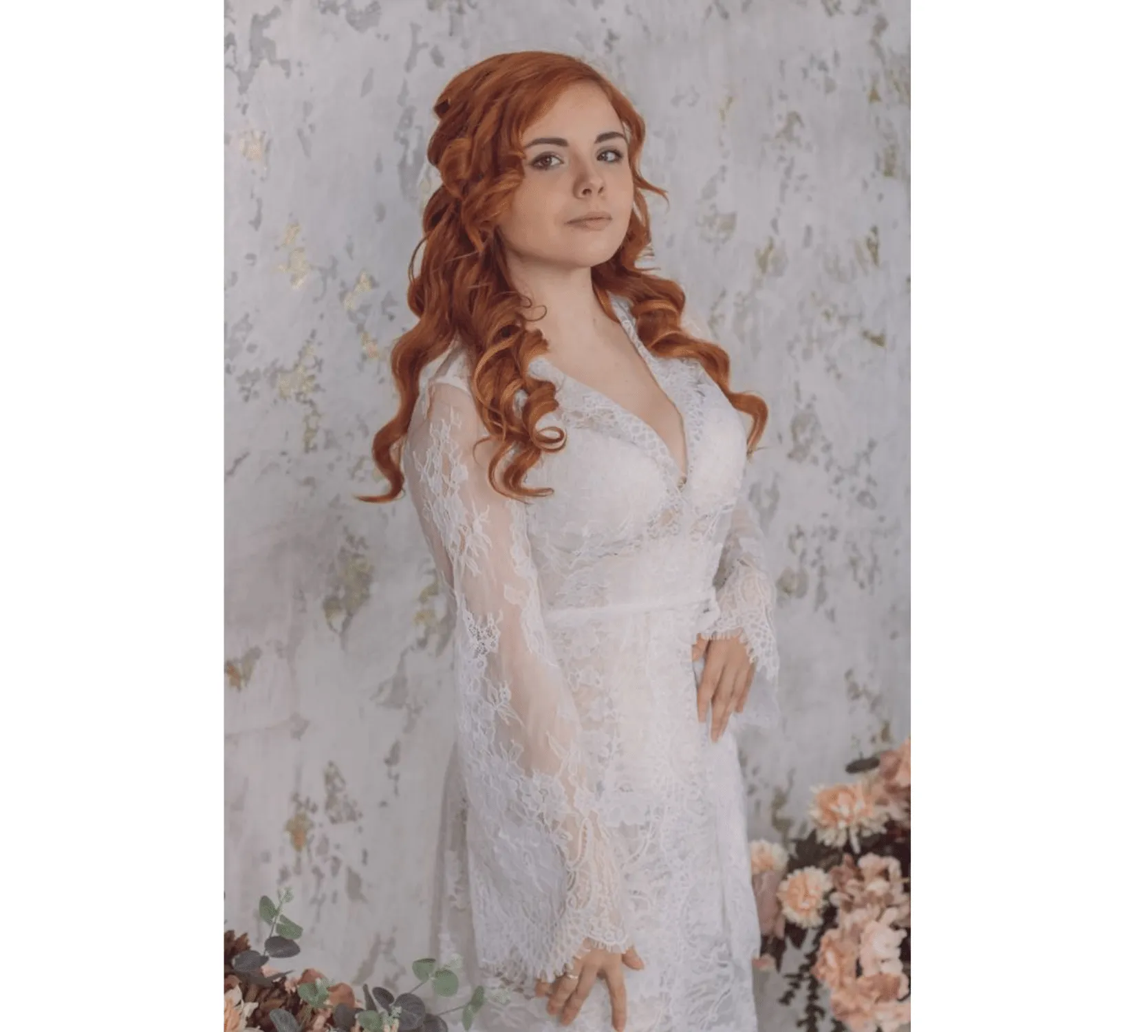 Casual lace underbust wedding white corset