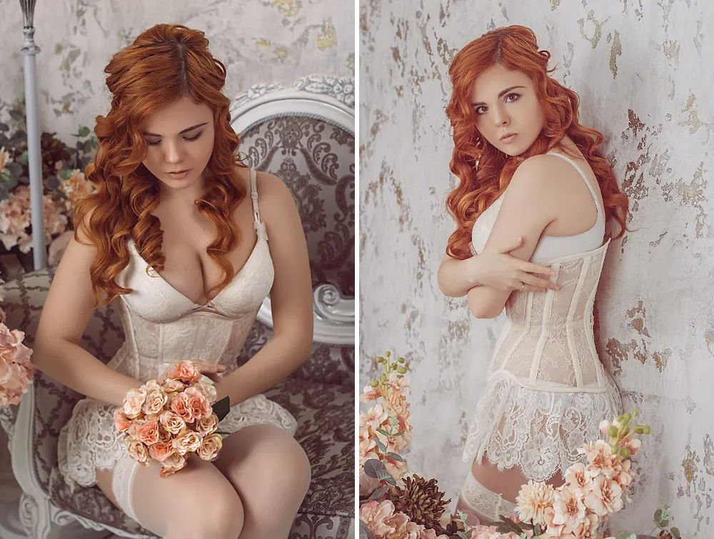 Casual lace underbust wedding white corset
