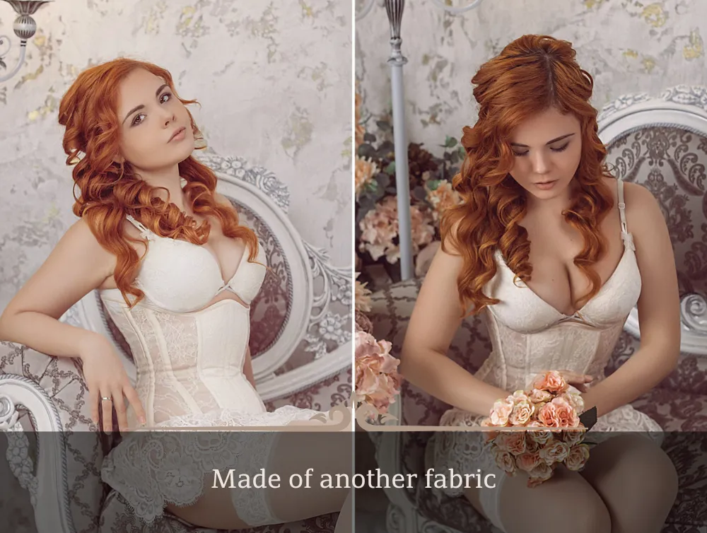Casual lace underbust wedding white corset