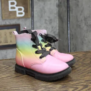 Cat & Jack Girls Toddler Lace Up Ankle Boots 166cd3f4384859 Multicolor 11T