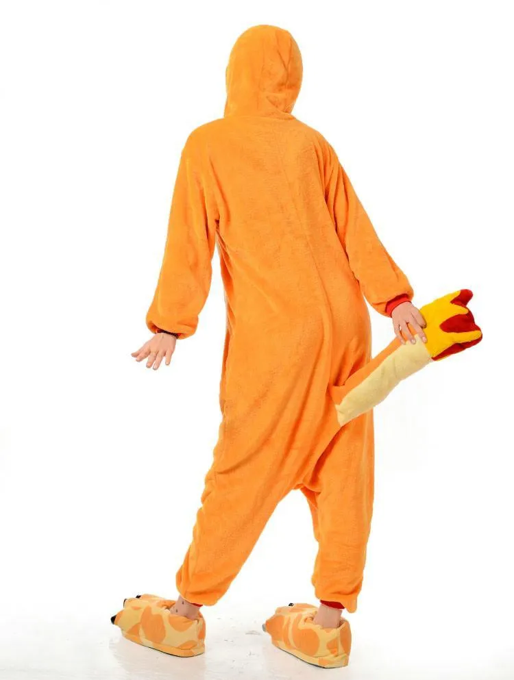 Charmander Fire Dragon Kigurumi Onesies Pokemon Pajamas