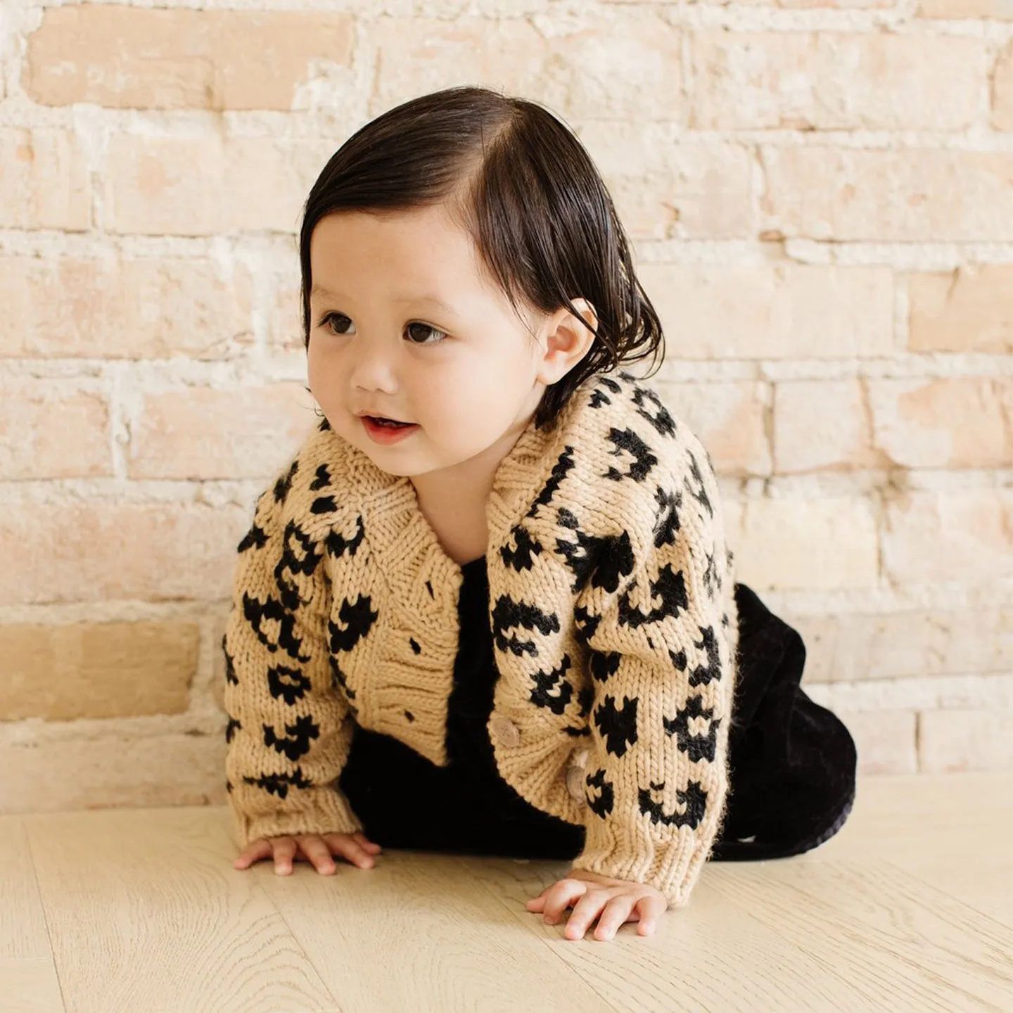 Cheetah Hat & Sweater Set