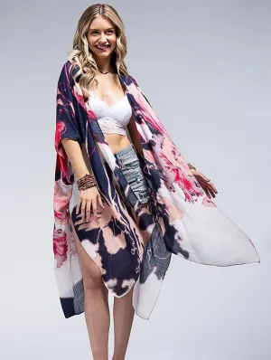 Coral Open Cover Up