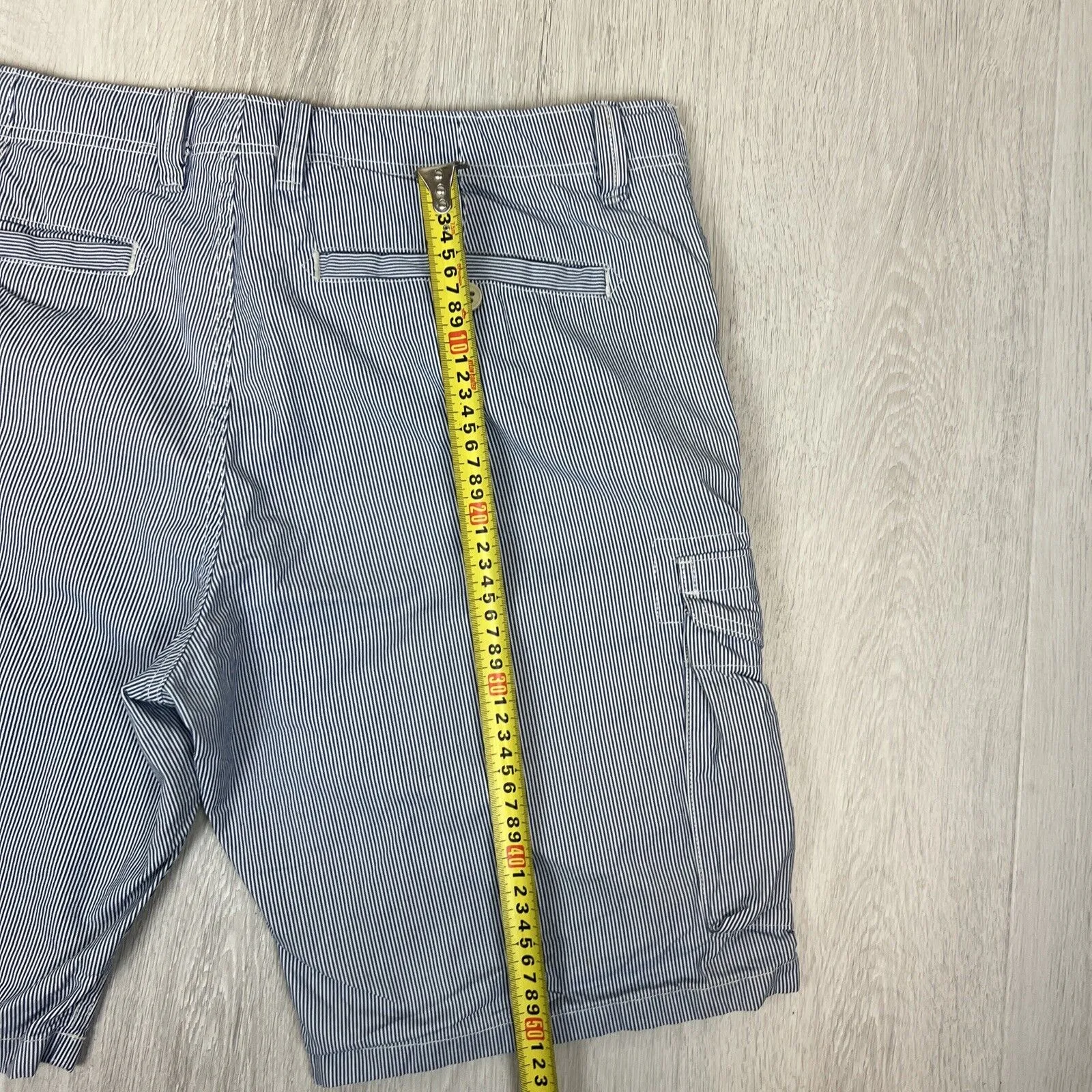 Country Road Mens Striped Cargo Shorts Size 40