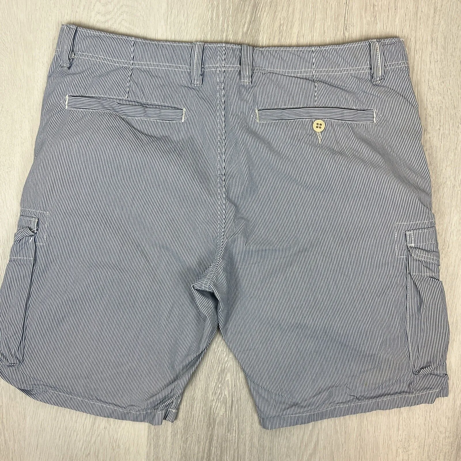 Country Road Mens Striped Cargo Shorts Size 40