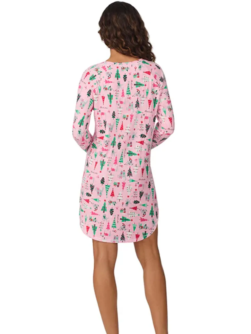 Cuddl Duds Long Sleeve Sleep Shirt