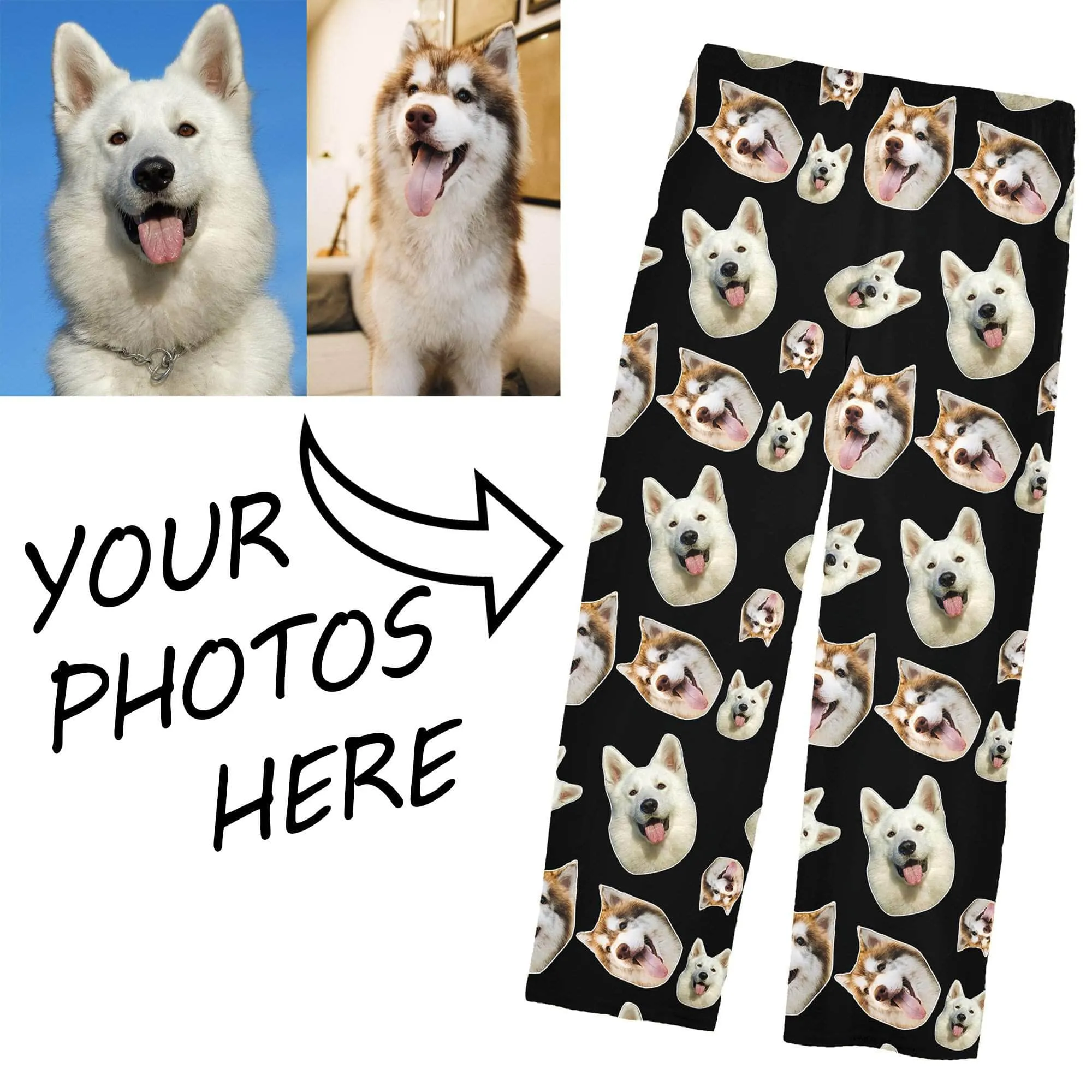 Custom Photo Pajamas | Personalized Face On Pajama Pants