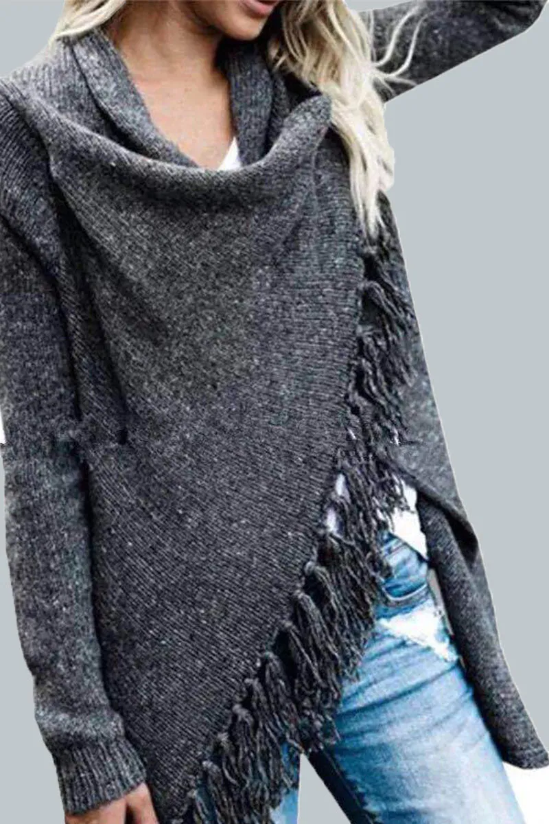 Fashion Casual O Neck Mid Waist Sweaters(7 Colors)