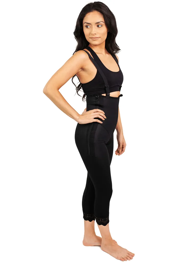 Final Sale Clearance ContourMD Mid Calf Body Garment Side Zippers open crotch - Style 35Z