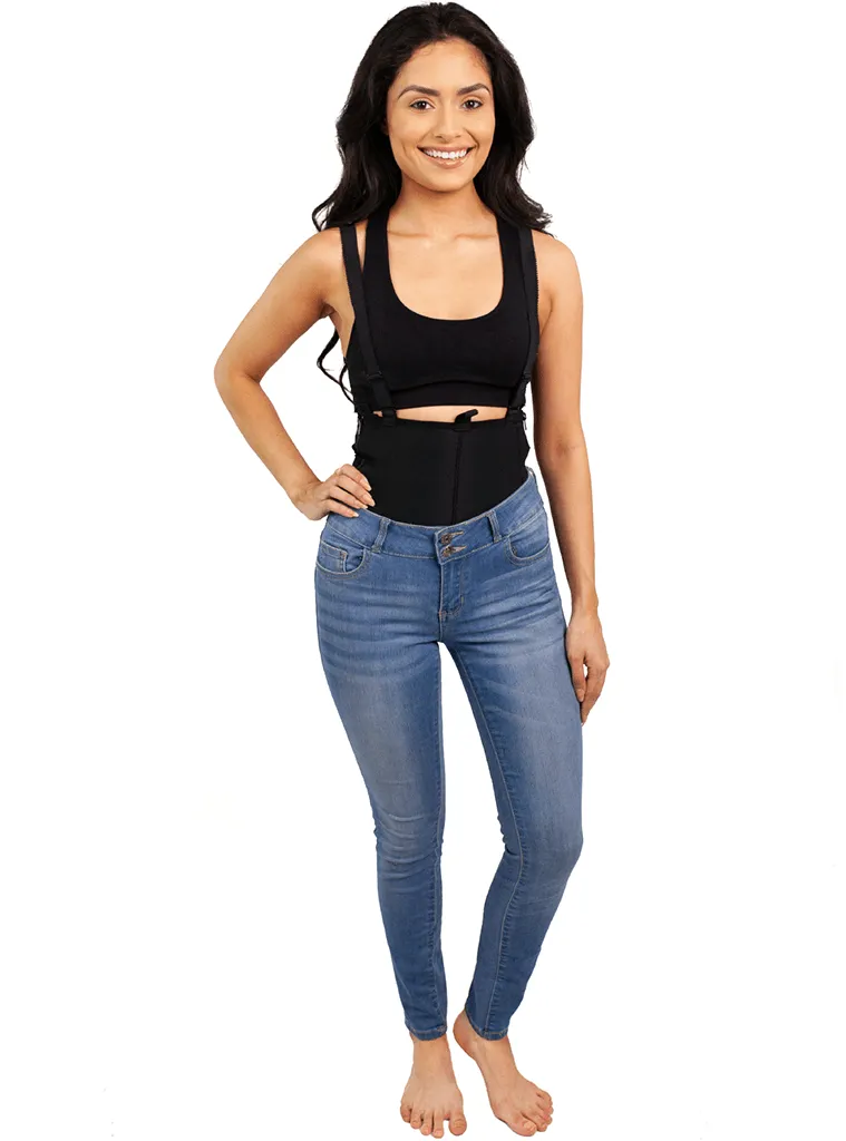 Final Sale Clearance ContourMD Mid Calf Body Garment Side Zippers open crotch - Style 35Z