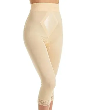 Final Sale Clearance Rago Leg Shaper/Pant Liner Medium Shaping - Black / Beige