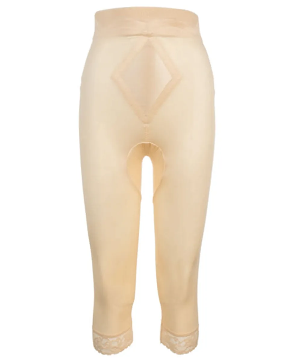 Final Sale Clearance Rago Leg Shaper/Pant Liner Medium Shaping - Black / Beige