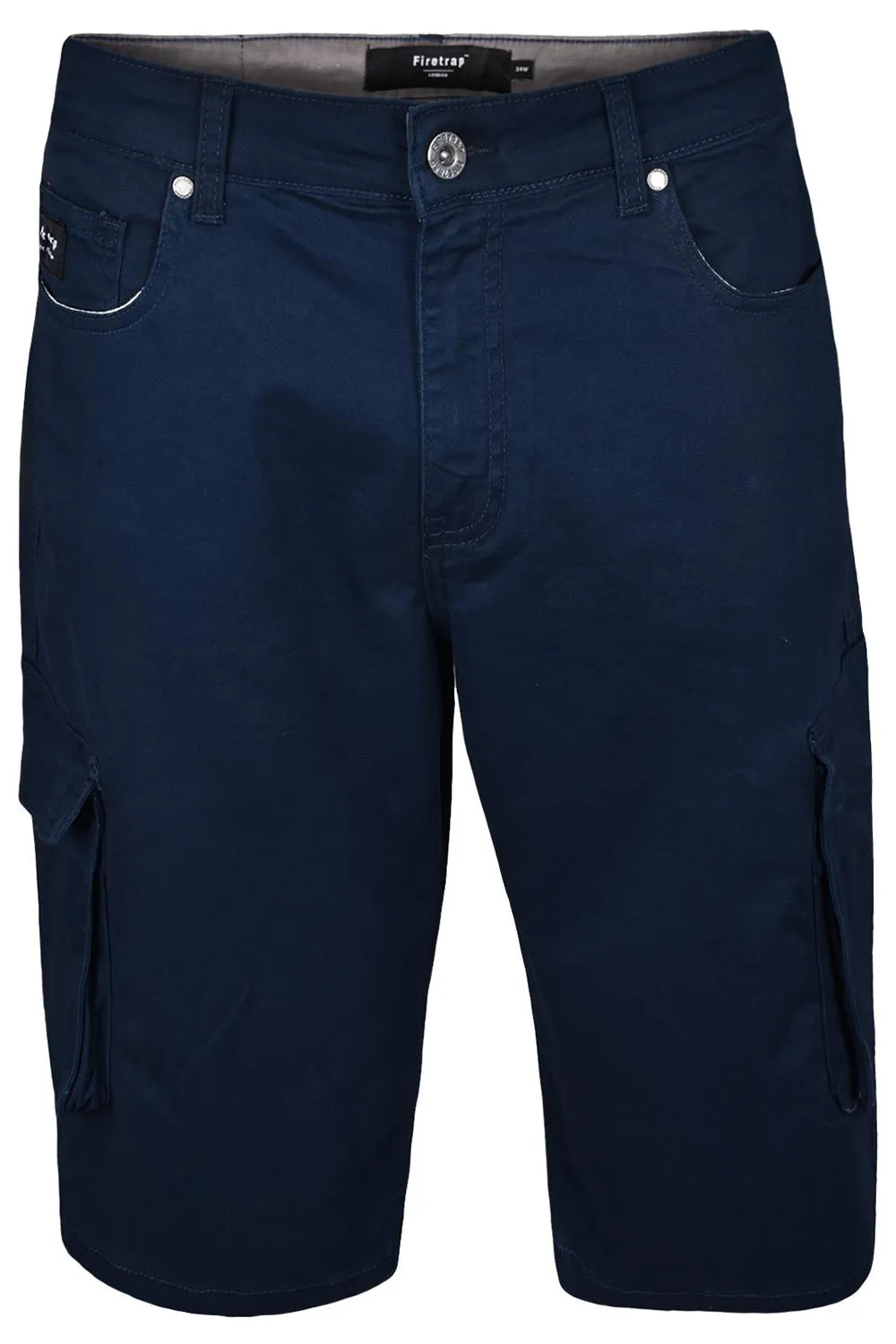Firetrap Mens Classic Chino Cargo Shorts