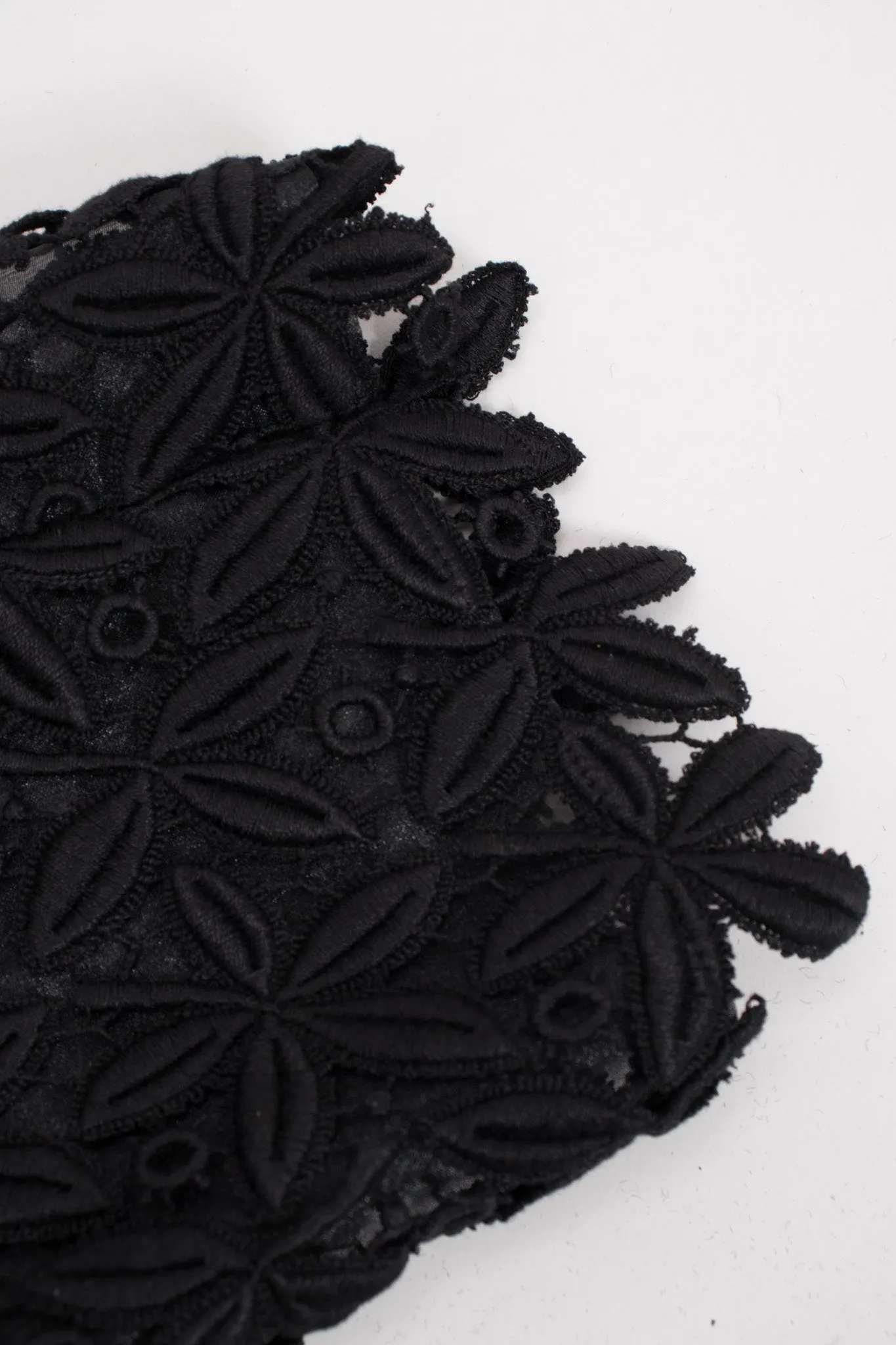 Floral Crochet Mesh Jacket