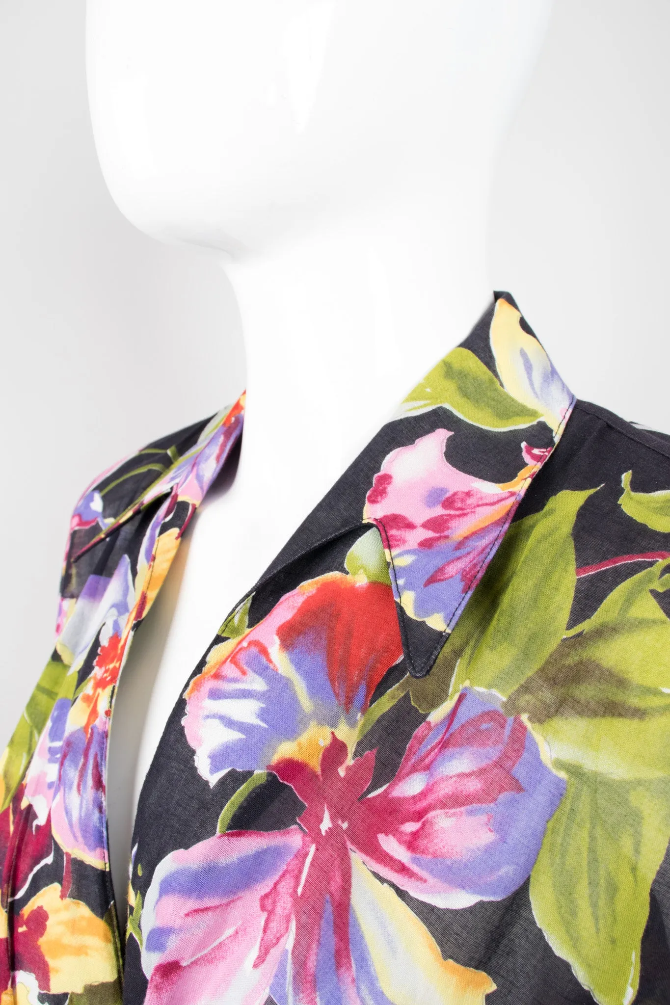 Floral Tie-Front Dress