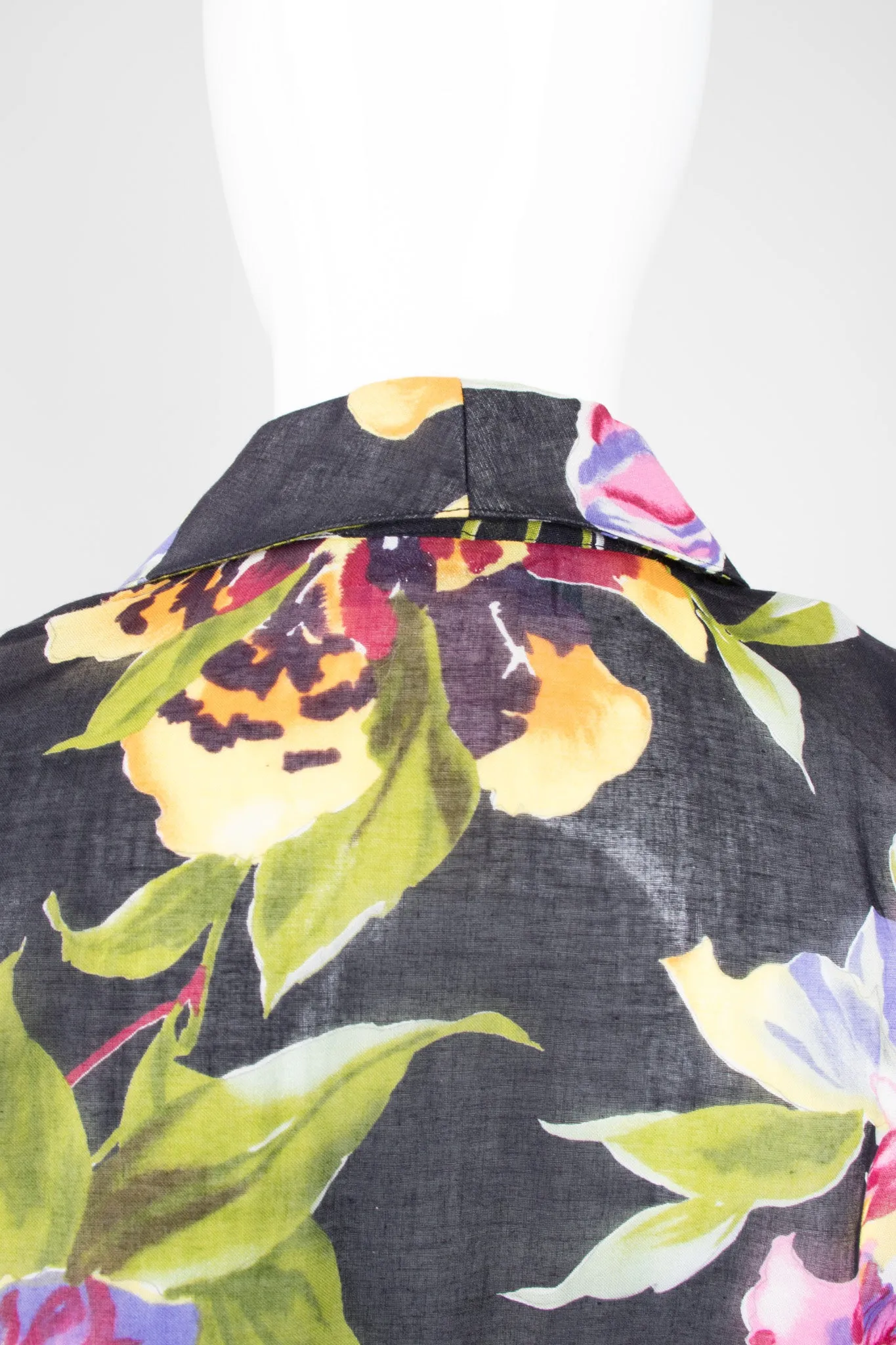 Floral Tie-Front Dress