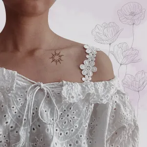 Flower Pearl Bra Strap