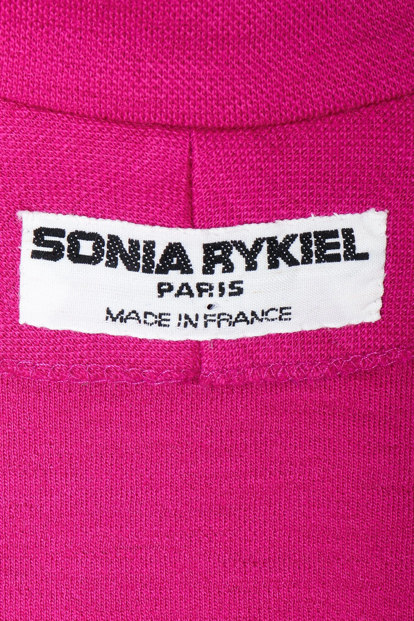 Fuchsia Knit Cocoon Coat