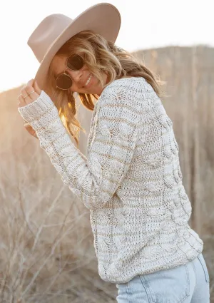 Gold Dust Striped Sweater